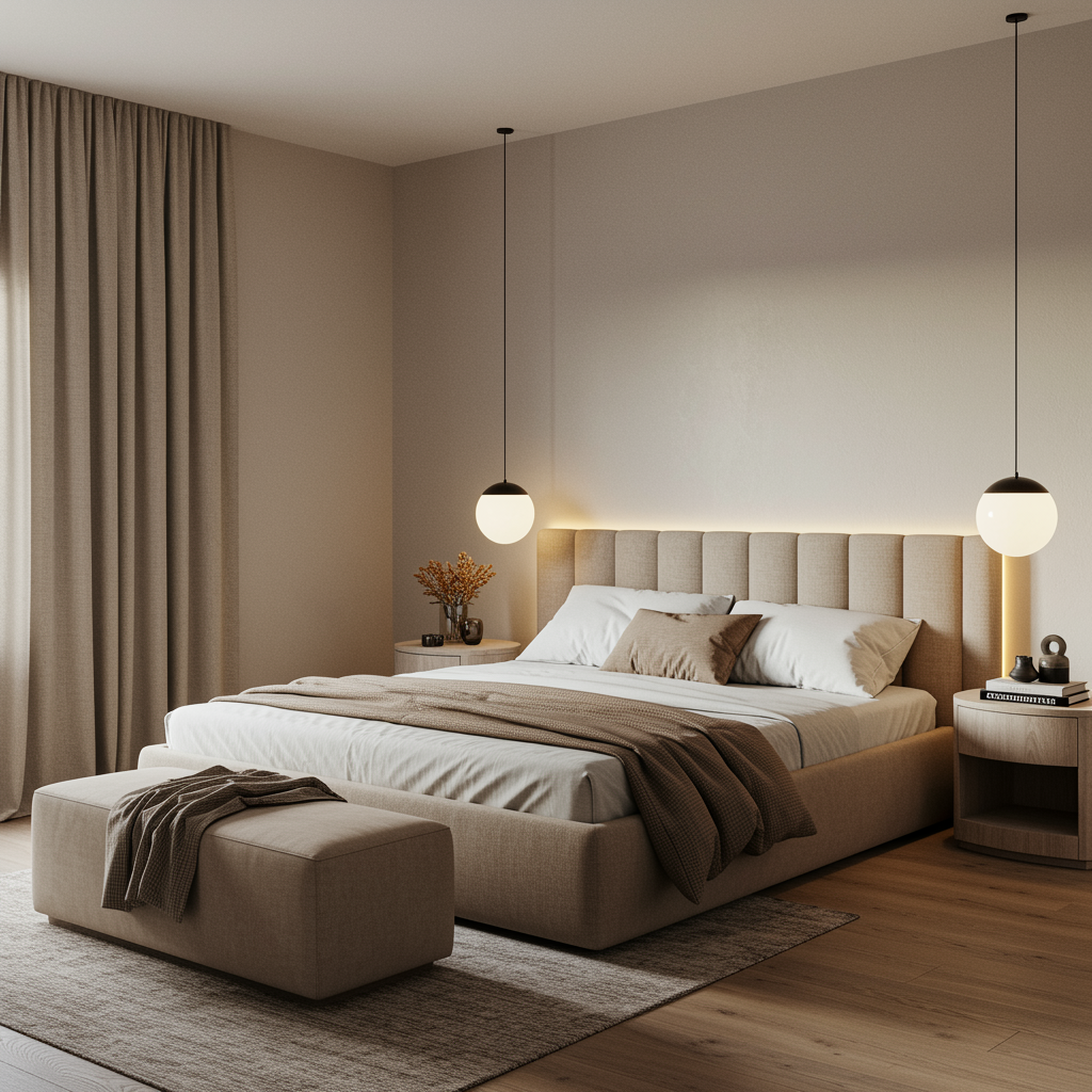 Intérieur avec mobilier
