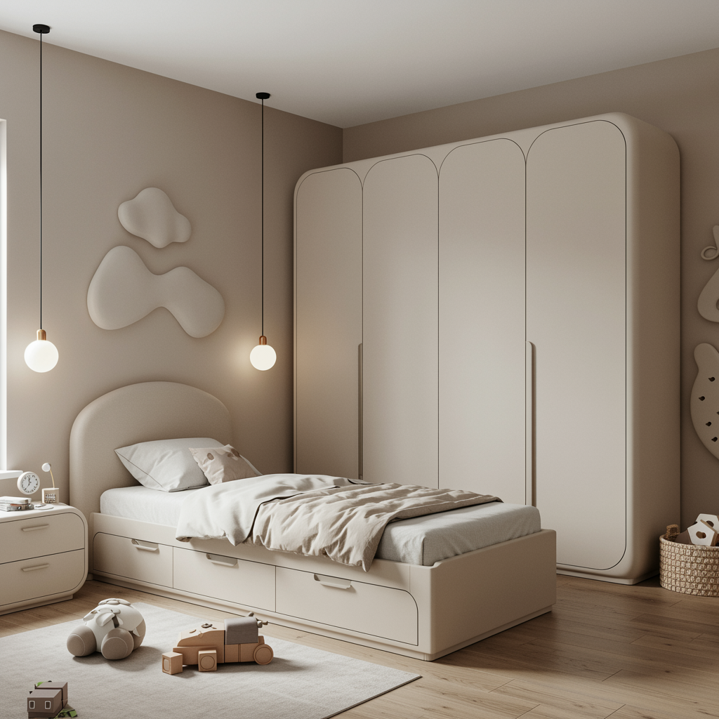 Intérieur avec mobilier